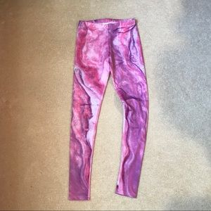 Pink “stone” leggings